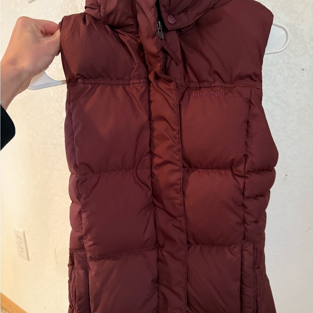 Patagonia Maroon Quilted Vest